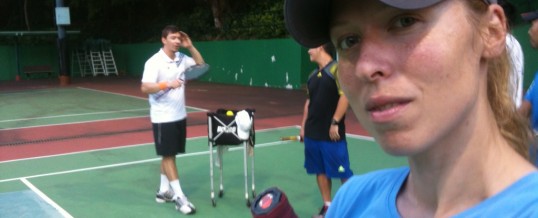 Teaching at the Hong Kong Tennis Assoiciation